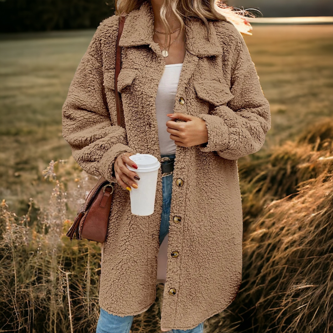 CLARA | FALL & WINTER COAT - TEDDY